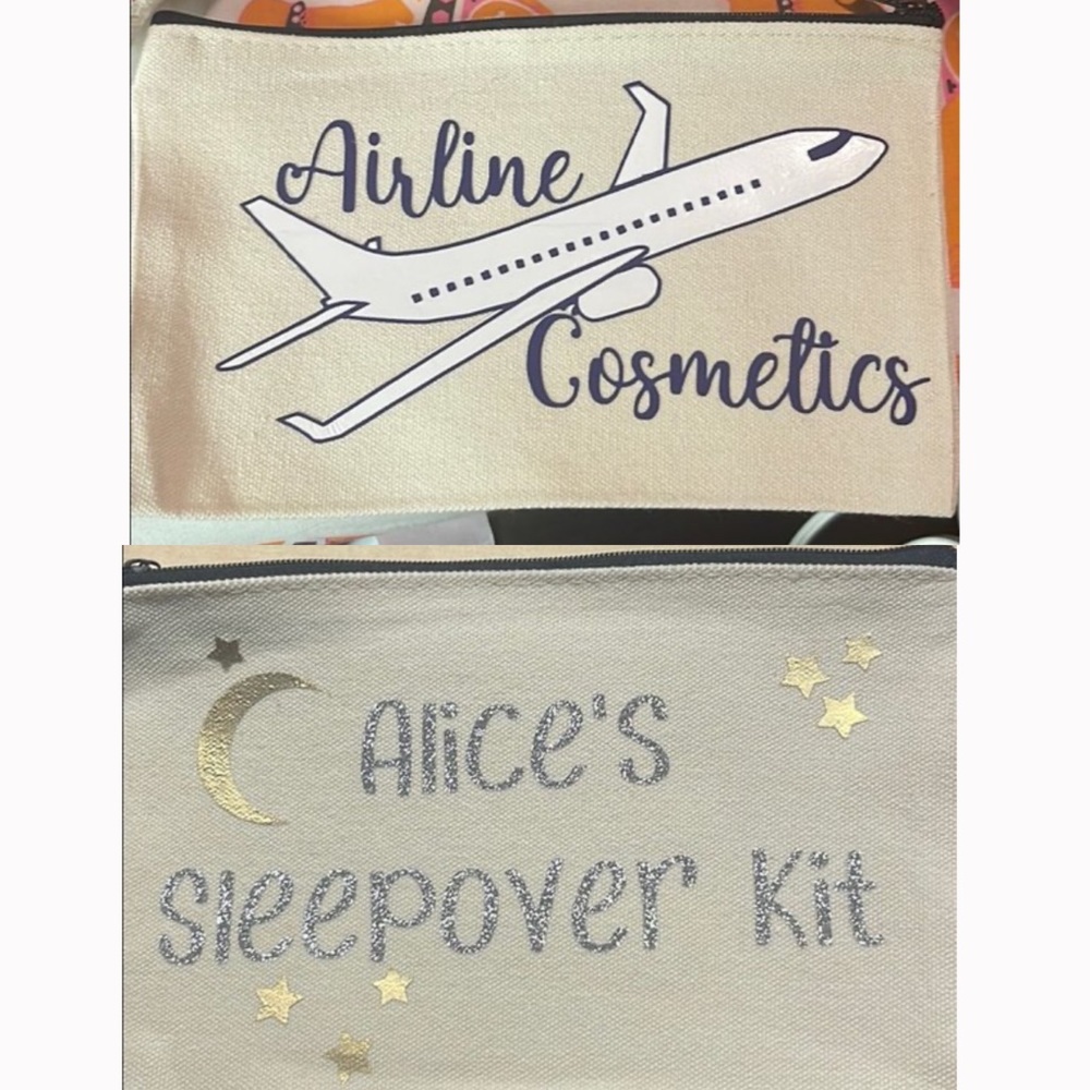 Customizable Makeup Bag or pencil bag - Picture 6 of 7